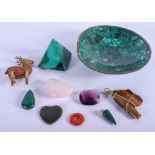 ASSORTED MALACHITE. (qty)