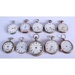 TEN VINTAGE WATCHES in various forms and sizes. (10)