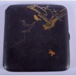 A JAPANESE TAISHO PERIOD KOMAI STYLE CIGARETTE CASE. 8 cm x 9 cm.