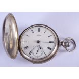 AN ANTIQUE ELGIN POCKET WATCH. 5.5 cm wide.