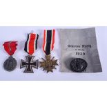 ASSORTED GERMAN MILITARY MEDALS etc. (5)