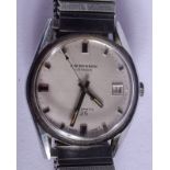 A 1950S J W BENSON AUTOMATIC WRISTWATCH. 4 cm wide.