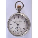 A VINTAGE ELGIN NATIONAL WATCH COMPANY POCKET WATCH. 5.5 cm wide.