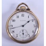 AN ART DECO ELGIN POCKET WATCH. 4.75 cm wide.