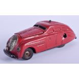 A VINTAGE SCHUCO KOMMANDO ANNO 2000 WIND UP CAR. 14 cm wide.