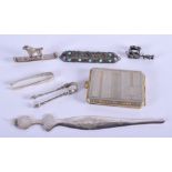 ASSORTED SILVER ITEMS etc. (qty)