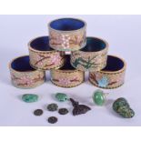 CHINESE NAPKIN RINGS etc. (qty)