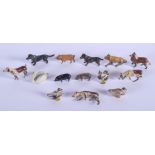 ASSORTED VINTAGE PAINTED LEAD FARMYARD ANIMALS. (qty)