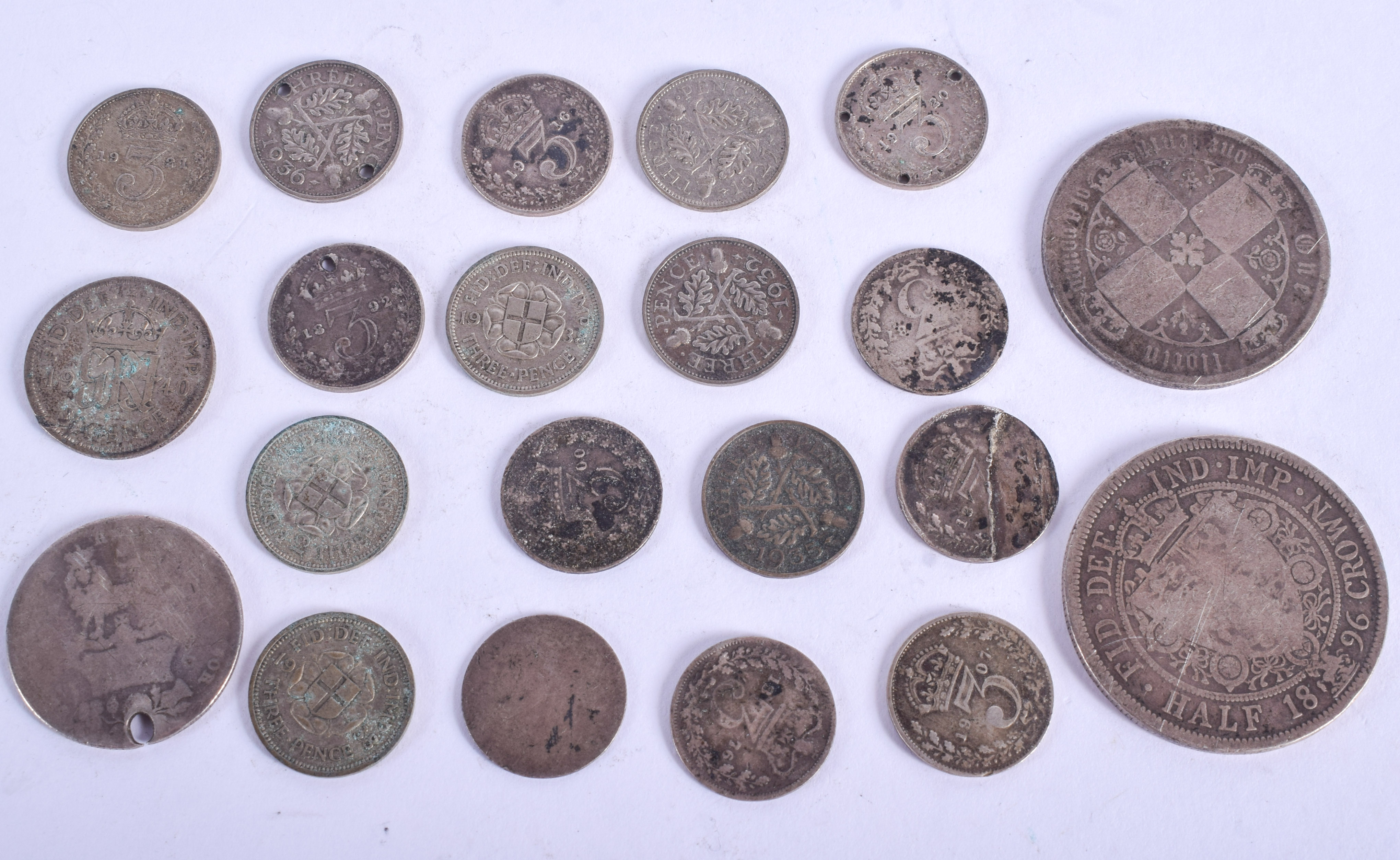 ASSORTED SILVER COINAGE. (qty) - Image 2 of 2