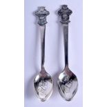 TWO ROLEX SPOONS. (2)