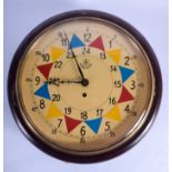 AN RAF FUSSEE WALL CLOCK. 33 cm wide.