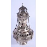 AN ANTIQUE SILVER SANCTUARY LAMP. 1.8 oz. 13 cm high.