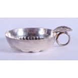 A SMALL SILVER WINE TASTER. 5.5 cm wide.