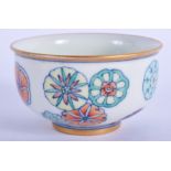 A CHINESE DOUCAI PORCELAIN BOWL. 7.5 cm wide.