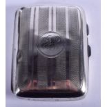 A SILVER CIGARETTE CASE. 2 oz. 6 cm x 8 cm.