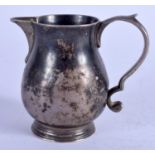 AN GEORGE III SILVER JUG. London 1750. 2.9 oz. 6.5 cm high.