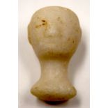 A YEMENI STONE IDOL. 4 cm high.