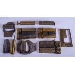 A COLLECTION OF 19TH CENTURY MUSIC BOX COMBS & MOVEMENTS. (qty)