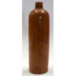 A GERMAN STONEWARE FLAGON. 30 cm high.