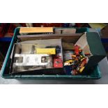 A BOX OF MODEL CARS etc. (qty)