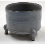 A CHINESE JUN WARE CENSER. 9 cm wide.