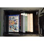 A COLLECTION OF IDEAL POSTAGE ALBUMS together with commonwealth stamps etc. (qty)