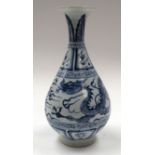 A CHINESE YUAN STYLE VASE. 31 cm high.