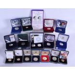 ASSORTED SILVER MEDALLIONS AND COINS in various forms and sizes. (qty)