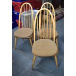 THREE ERCOL CHAIRS. (3)