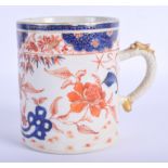 A VERY RARE 18TH CENTURY CHINESE EUROPEAN MARKET MUG Qianlong, unusually painted with a male drinkin