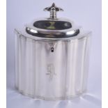 A GOOD LARGE GEORGE III SILVER CADDY by Peter & Ann Bateman. London 1796. 433 grams. 15 cm x 18 cm.