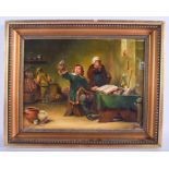 After David Teniers The Younger (20th Century) Dutch, Medical uroscopy practitioner, signed DeSmedt.