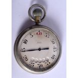 AN ANTIQUE SORLEY OF GLASGOW MINUTE TIMING STOPWATCH. 5.75 cm wide.