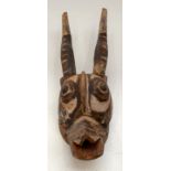 A TRIBAL BWA NUMUNA MASK. Bukina Faso. 17cm x 19cm x61cm