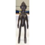 A TRIBAL BAMONA FIGURE. Mali. 30cm x 21cm x 111cm