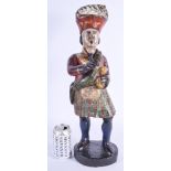 A LARGE 18TH/19TH CENTURY SCOTTISH SNUFF DISPLAY SHOP ADVERTISING FIGURE. 49 cm high.