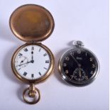 TWO VINTAGE POCKET WATCHES. 5.25 cm wide. (2)