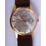 AN 19CT GOLD CHATEAU WRISTWATCH. 3.5 cm wide.