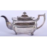 A GEORGE III IRISH SILVER TEAPOT. Dublin 1872. 25.1 oz. 29 cm wide.