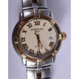 A RAYMOND WEIL AUTOMATIC TWO TONE STAINLESS STEEL WRISTWATCH. 3.5 cm wide.