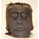 A TRIBAL KUBA NGADY MASK. DR Congo. 22cm x 20cm x 33cm