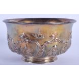 A LATE VICTORIAN SILVER BOWL. London 1891. 5.4 oz. 11 cm wide.