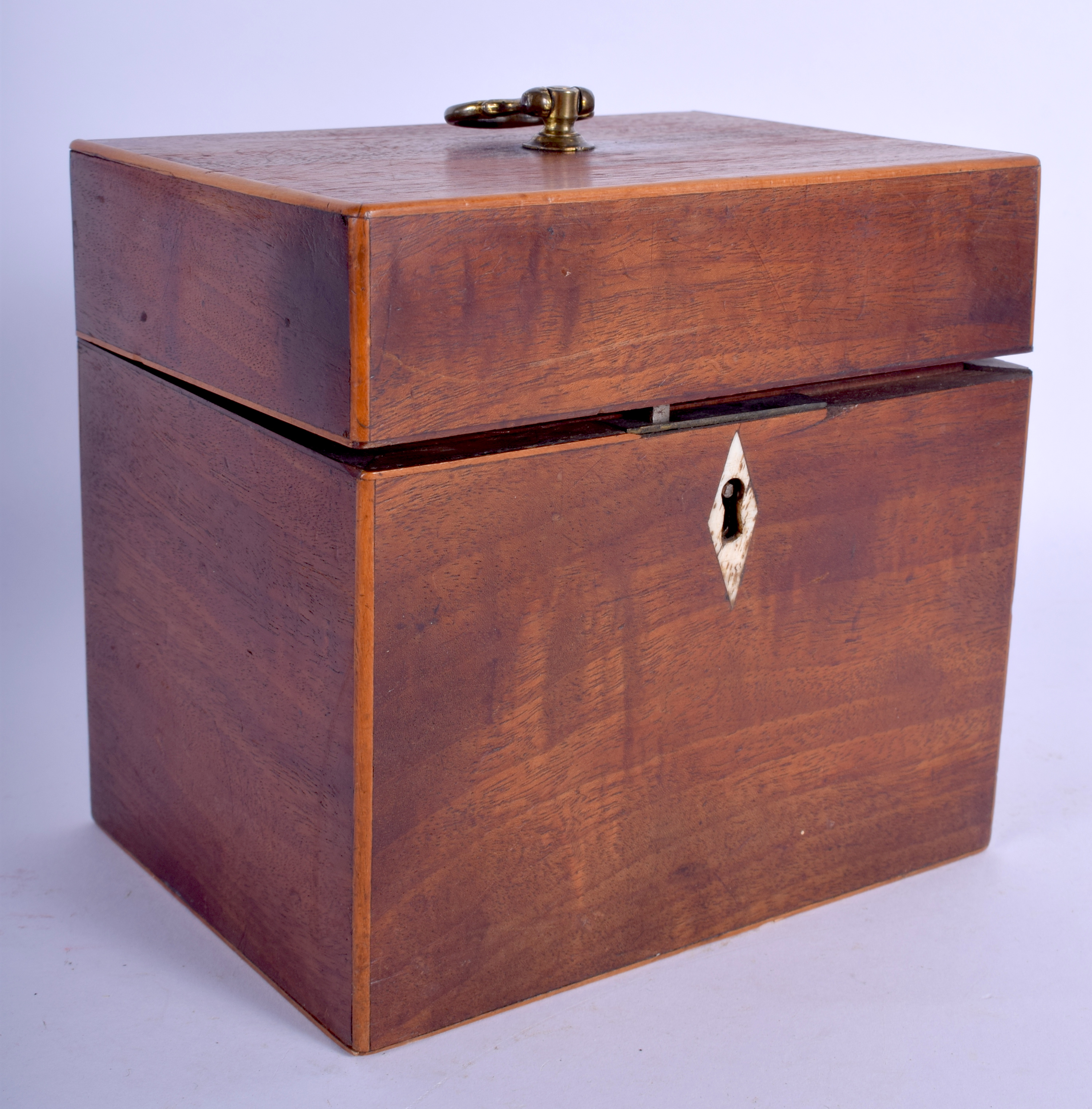 A RARE GEORGE III MAHOGANY MAHOGANY TRAVELLING APOTHECARY BOX C1790 with six original medicine bott