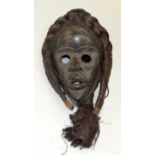 A TRIBAL DAN GUNYEDE MASK. Ivory Coast. 20cm x 11cm x 33cm