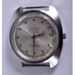 A VINTAGE OMEGA F300 HZ ELECTRONIC WATCH. 3.75 cm wide.