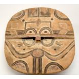 A TRIBAL BATEKE MASK. DR Congo. 32cm x 9cm x 35cm