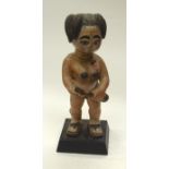 A TRIBAL EWE FIGURE. Togo. 19cm x 17cm x 49cm