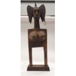 A TRIBAL BAMANA FIGURE. Mali. 23cm x 13cm x 66cm