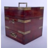 A FINE AND RARE EARLY 19TH CENTURY MAHOGANY CAMPAIGN APOTHECARY BOX C1820 Attributed to Thomson of L