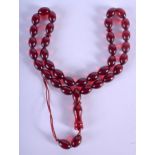 ISLAMIC PRAYER BEADS. 44 cm long.